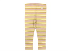 Petit Piao leggings adope rose/yellow corn/mustard striber